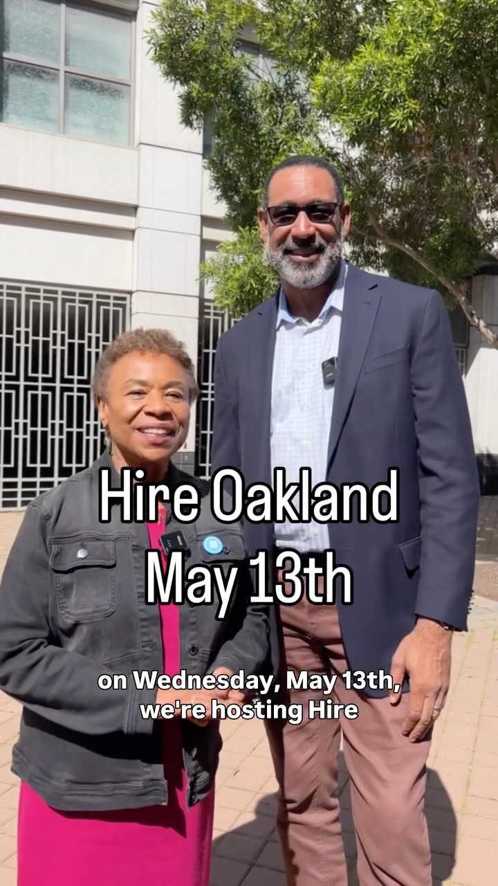 Oakland is on the move, and that means making sure our residents have access to real opportunities, right here at home.

On Wednesday, May 13th from 11AM–2PM, my office is hosting Hire Oakland in partnership with @ebmud_water at Frank H. Ogawa Plaza. This is a free job fair built for entry-level and early career job seekers, and the employers showing up are the ones that keep our city running.

You’ll have the chance to connect with the City of Oakland, BART, East Bay Regional Park District, EBMUD, Samuel Merritt University, Waste Management, PG&E, and more.